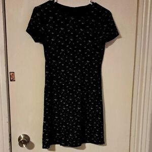 Late 90s Y2K vintage grunge floral print stretchy dress, adorable